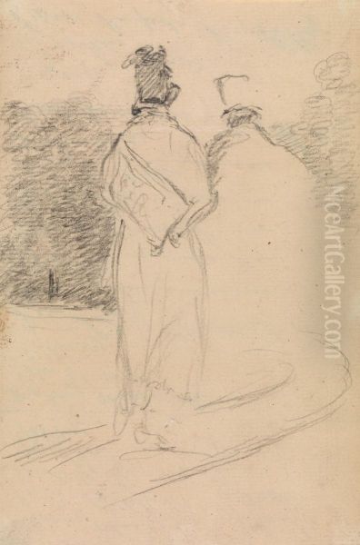 Rear View Study of a Man walking - view 1