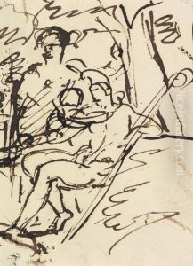 Figure Study of a Soldier Reclining by Benjamin Haydon