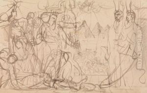 Pharaoh and Moses by Benjamin Haydon