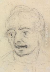 Portrait Study of a Man's Facial Expression