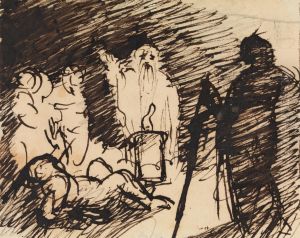 Study of a Biblical Scene by Benjamin Haydon