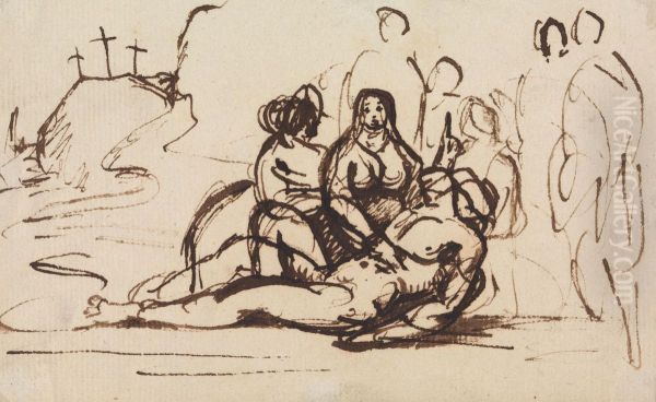 Study of the Pieta - view 1
