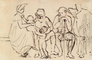 Study of Seated Figures