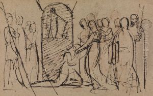 Study of Mary, Queen of Scots, Going to Execution by Benjamin Haydon