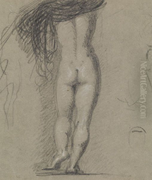 Rear View Sstudy of a Nude Figure - view 1