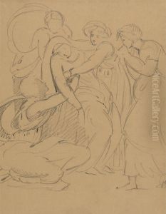 Study of a Dramatic Scene by Benjamin Haydon