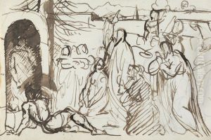 Study of the Resurrection of Lazarus by Benjamin Haydon