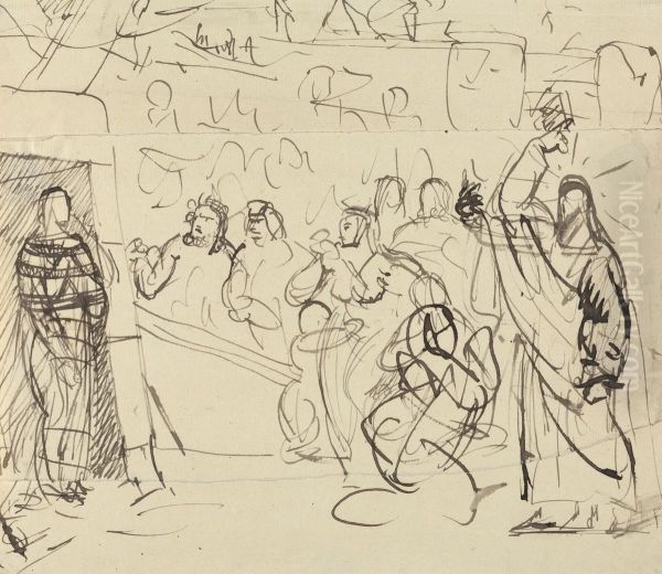 Study of the Resurrection of Lazarus - view 1