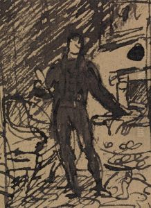 Figure Study of a Man in a Formal Suit by Benjamin Haydon