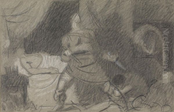 The Murder of Duncan - Macbeth with the Daggers - view 1