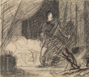 The Murder of Duncan - Macbeth with the Body (and Lady Macbeth Approaching) by Benjamin Haydon