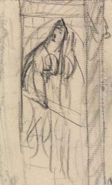 The Murder of Duncan - Lady Macbeth, Approaching Macbeth and the Body - view 1