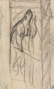 The Murder of Duncan - Lady Macbeth, Approaching Macbeth and the Body by Benjamin Haydon