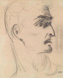 Study of a Man's Facial Expression by Benjamin Haydon