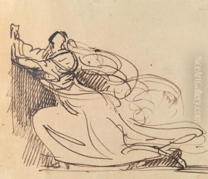 Study of a Woman Pleading on Her Knees by Benjamin Haydon