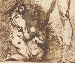Study of Two Figures and Two Legs by Benjamin Haydon
