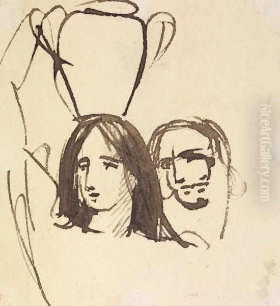 Study For, Christ's Entry into Jerusalem - view 1