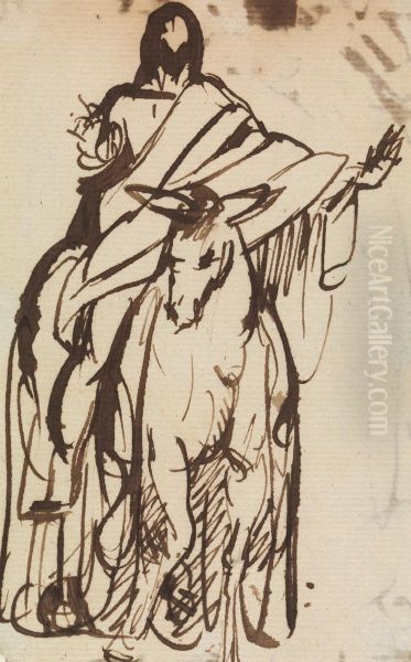 Study For, Christ's Entry into Jerusalem - view 1