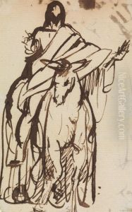 Study For, Christ's Entry into Jerusalem Study For, Christ's Entry into Jerusalem
