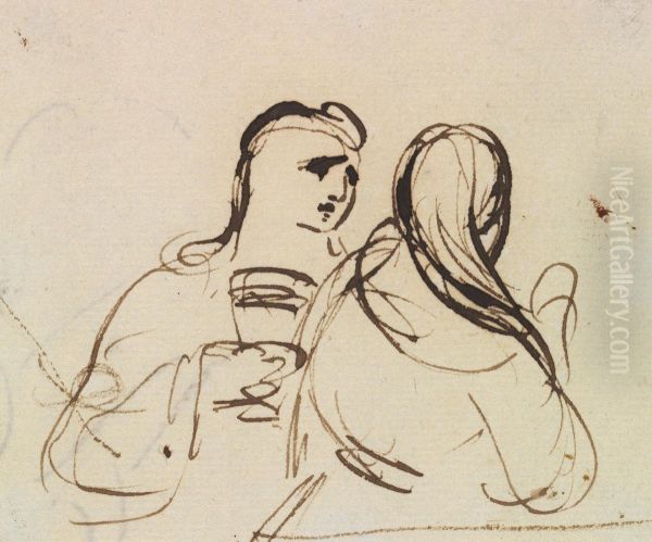 Study For, Christ's Entry into Jerusalem - view 1