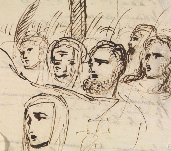 Study For, Christ's Entry into Jerusalem - view 1