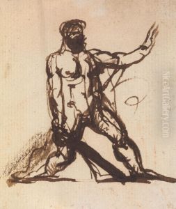Study of a Nude Male Study of a Nude Male