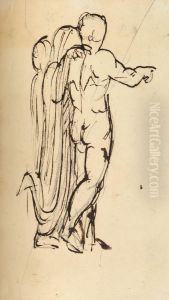 Study of a Group of Standing Figures by Benjamin Haydon