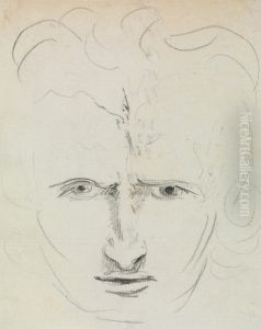 Study of a Man's Expressive Face