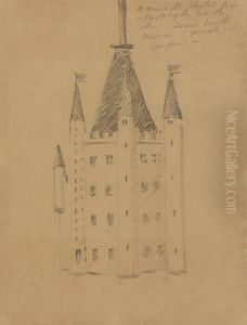 Study of a Castle by Benjamin Haydon