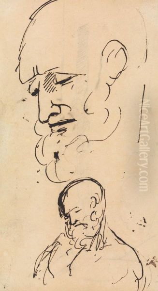 Study of an Elderly Man's Portrait - view 1