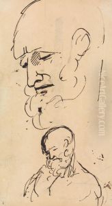Study of an Elderly Man's Portrait by Benjamin Haydon