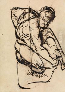Figure Study of a Nude Male by Benjamin Haydon
