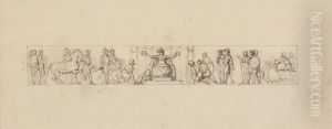 Study for a Relief with Romanesque Figures