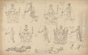 Studies of Figures and Seals from Sandfords Geneal History