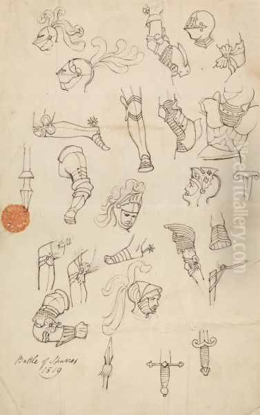 Studies for Armour - view 1