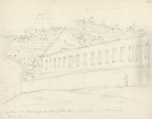 The Ruins of the Arsenal From the Place de St. Michel by Robert Smirke