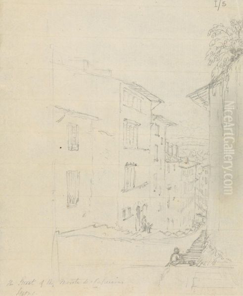 The Street of the Monte de Capucins, Lyon - view 1