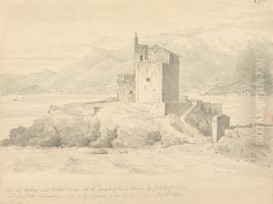 An Old Battery and Watch Tower in Genoa