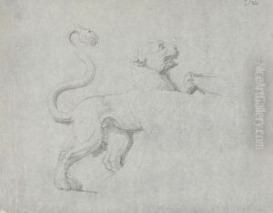 Sketch of a Lion, From a Sculpture