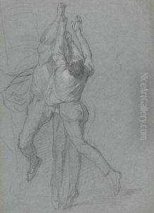 Study of Sailors Raising a Flag for the Victory of Lord Duncan