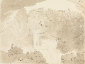 Falls of Tivoli, From the Lowest Cavern by Robert Smirke