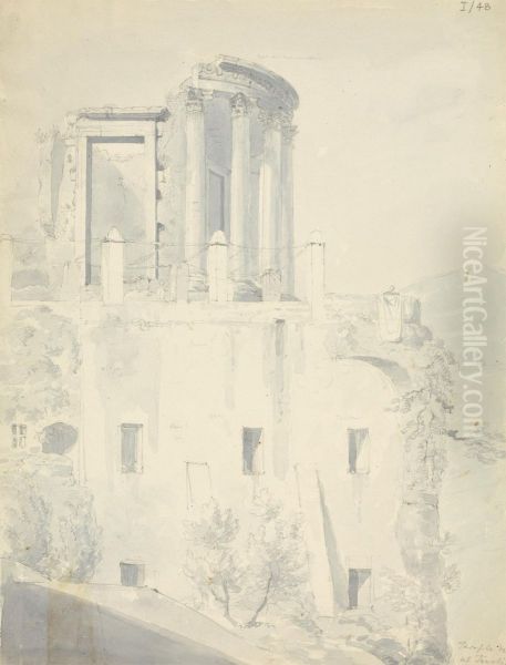 Temple of Vesta at Tivoli - view 1