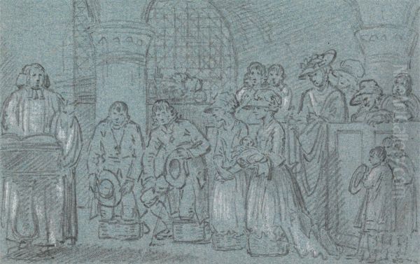 A Christening in Chevening Church, Kent - view 1