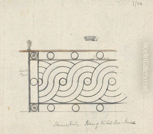 Staircase Railing, Palace of Doge, Venice - view 1