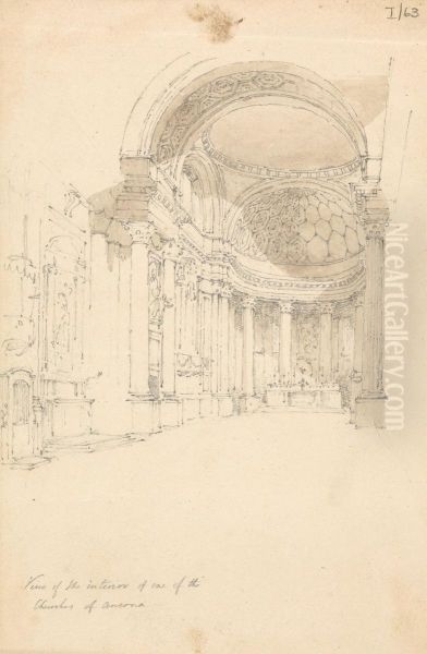View of the Interior of One of the Churches in Ancona - view 1