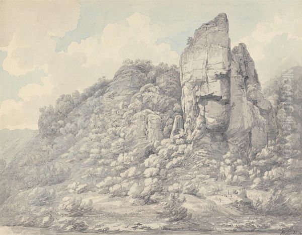 Rocks in Derbyshire - view 1