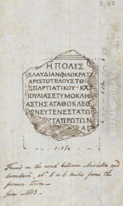 Ancient Greek Inscriptions, Found on the Road Between Mystras and Leontari by Robert Smirke