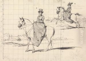 Lady Louisa Duncombe on Horseback