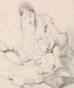Young Indian Nurse with English Child