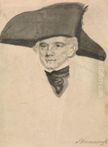 Portrait Study of a Naval Officer by Samuel Drummond